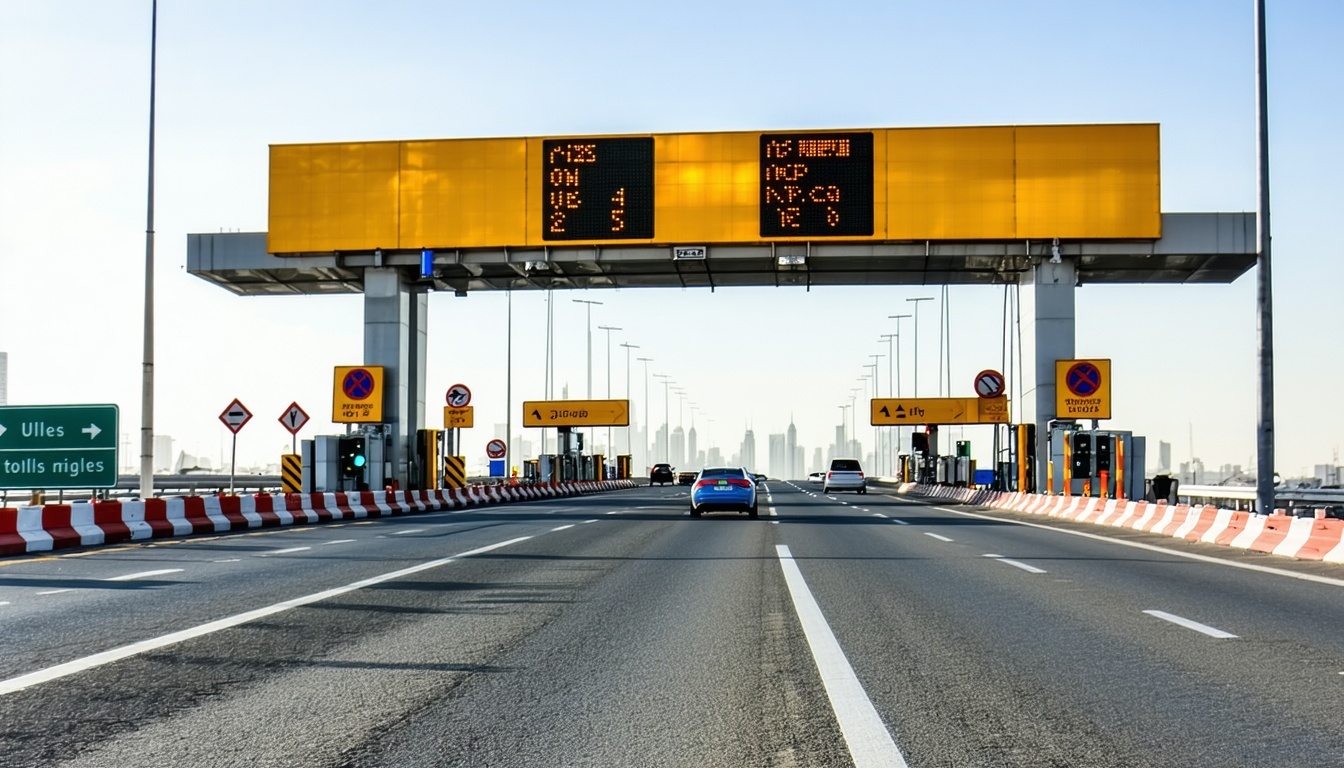 Efficient road toll collection in Dubai